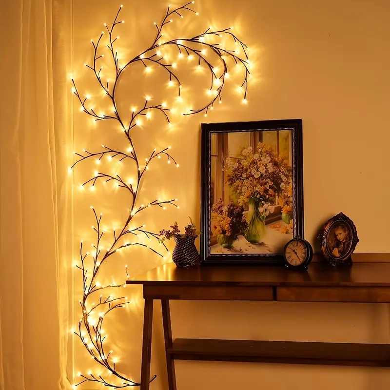 Wall Decor Lighting Tree - 144 LED's Lichtslinger Boomtak Lamp Slaapkamer