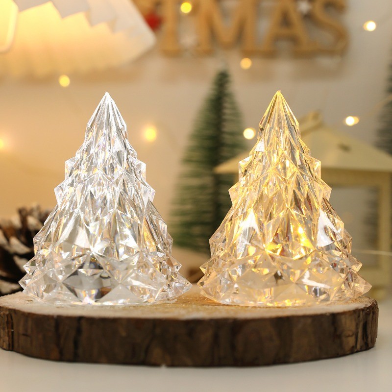 Home Decor Lighting Tree - Kerstboom IJsberglampjes Warm Licht Kristallen Lamp