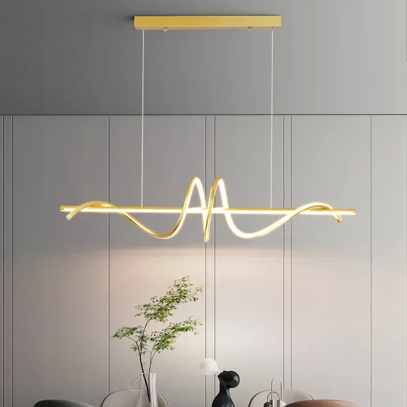 Decor Lighting Fixtures - 2023 Nieuwe Gebogen Eetkamer Bureau Led