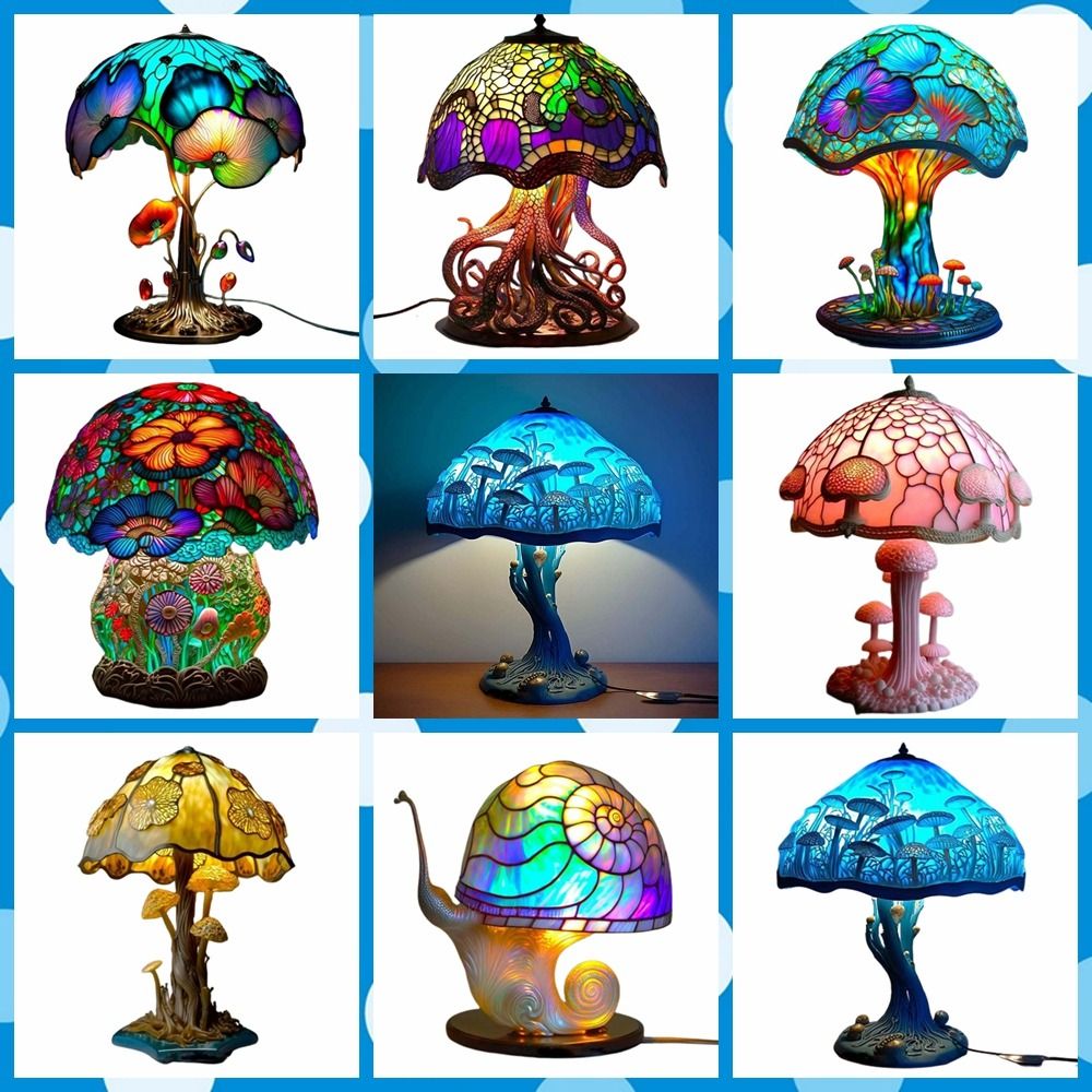 Mushroom Table Lamp - Hoogwaardige esthetische design tafellamp, rustgevend licht,