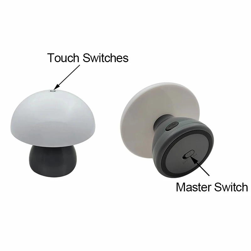 Paddestoel Led-tafellamp Oplad - Mushroom Table Lamp recensie en prijs
