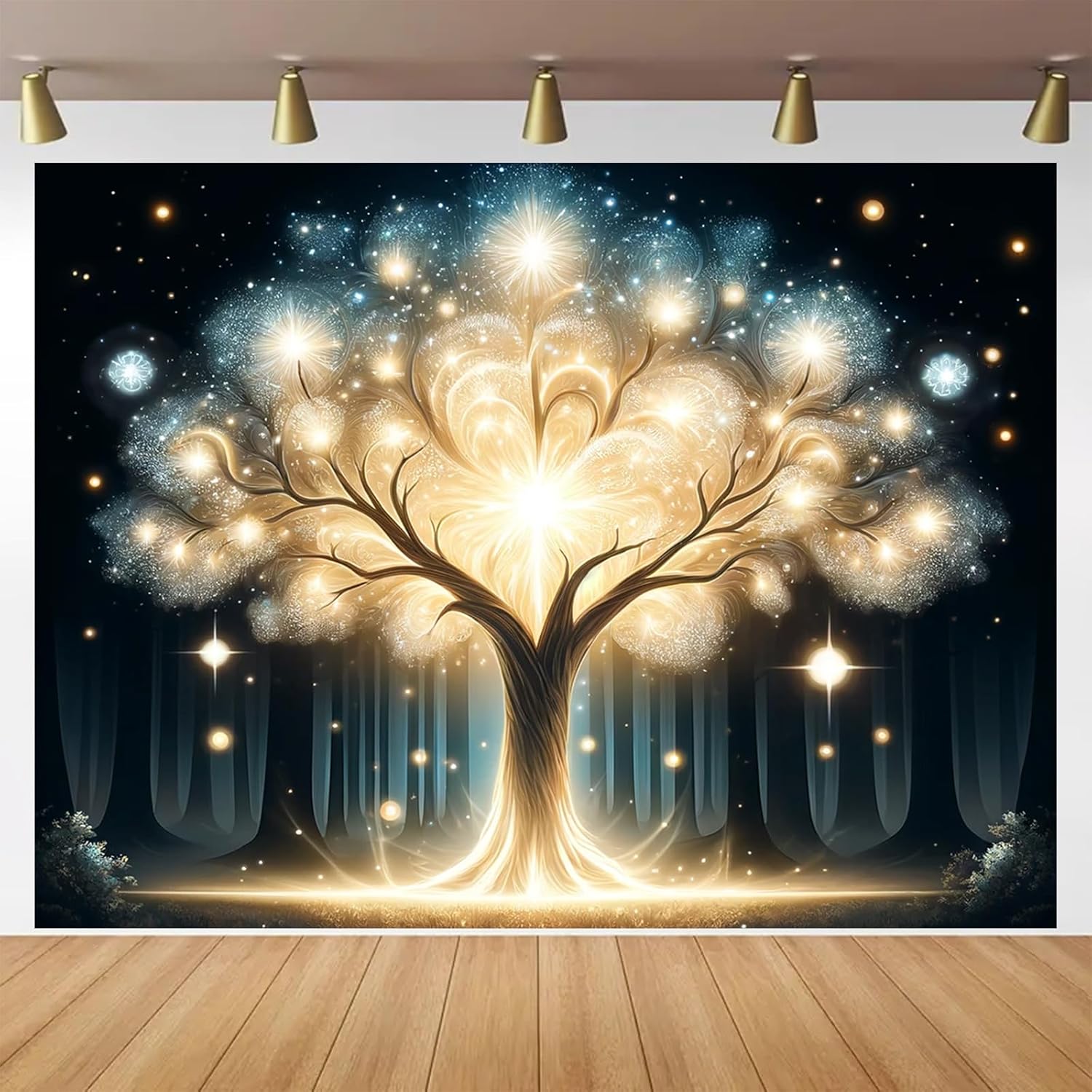 Gloeiende geestboom UV zwart l - Wall Decor Lighting Tree recensie en prijs