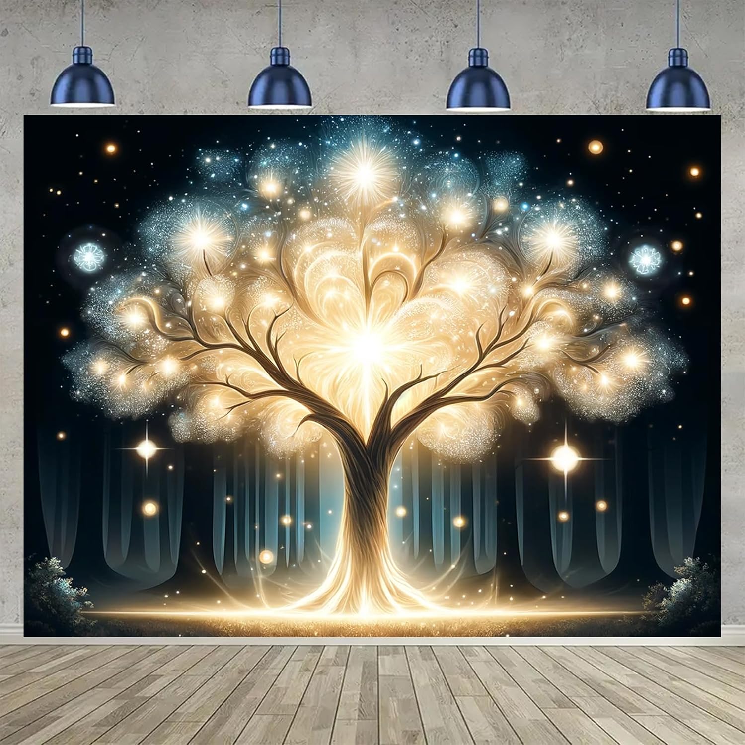 Gloeiende geestboom UV zwart l - Wall Decor Lighting Tree recensie en prijs