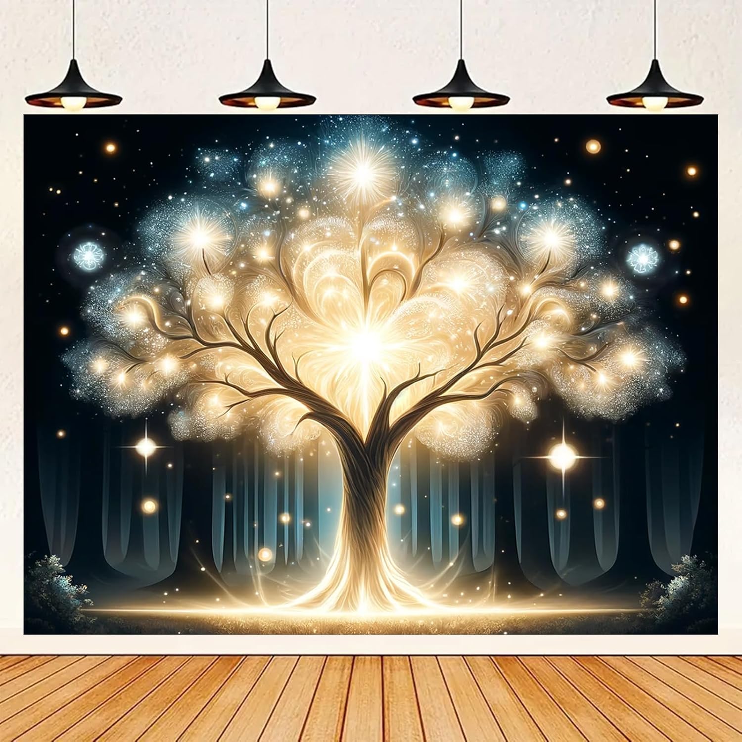 Gloeiende geestboom UV zwart l - Wall Decor Lighting Tree recensie en prijs