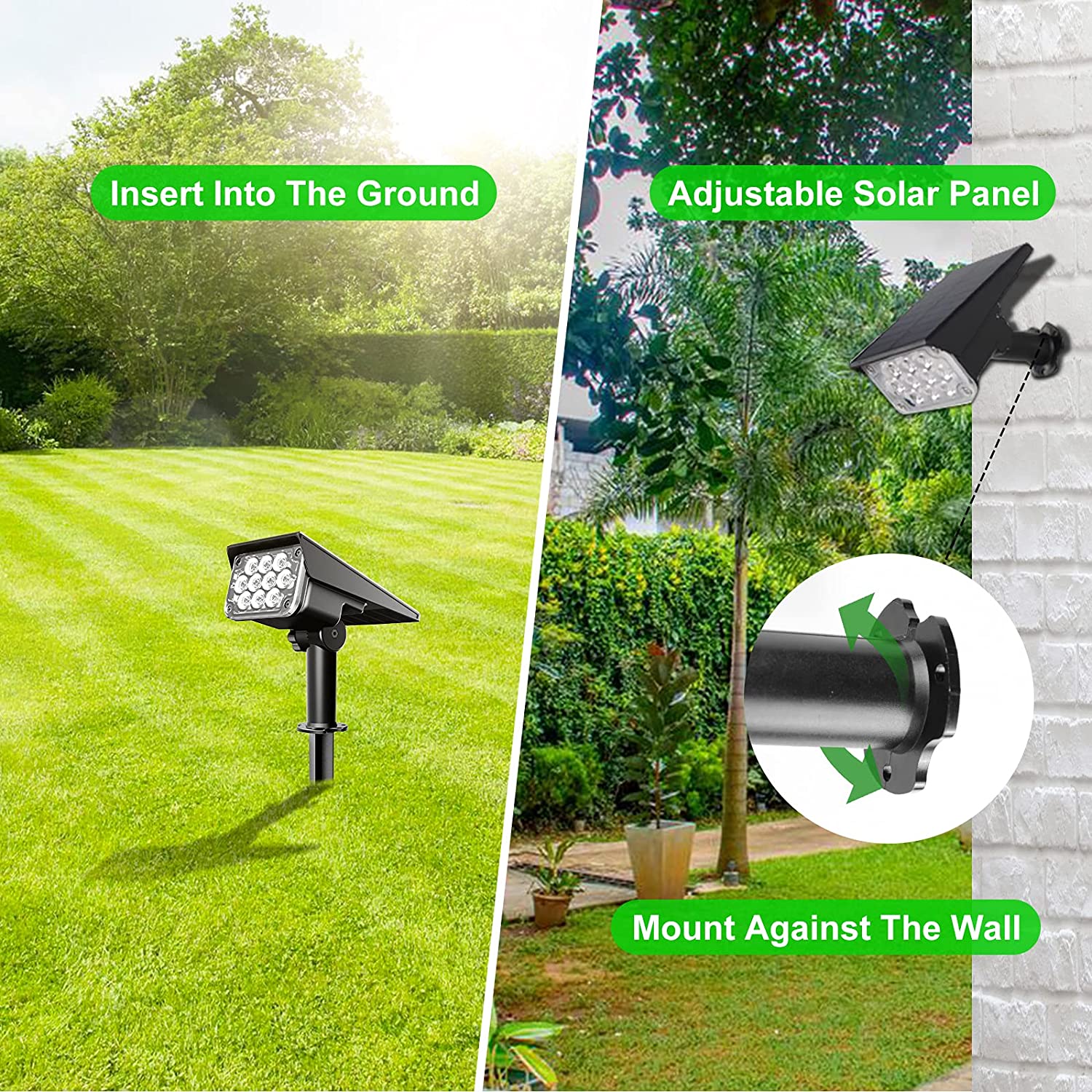 4 stks Solar Spotlight Outdoor - Wall Decor Lighting Tree recensie en prijs