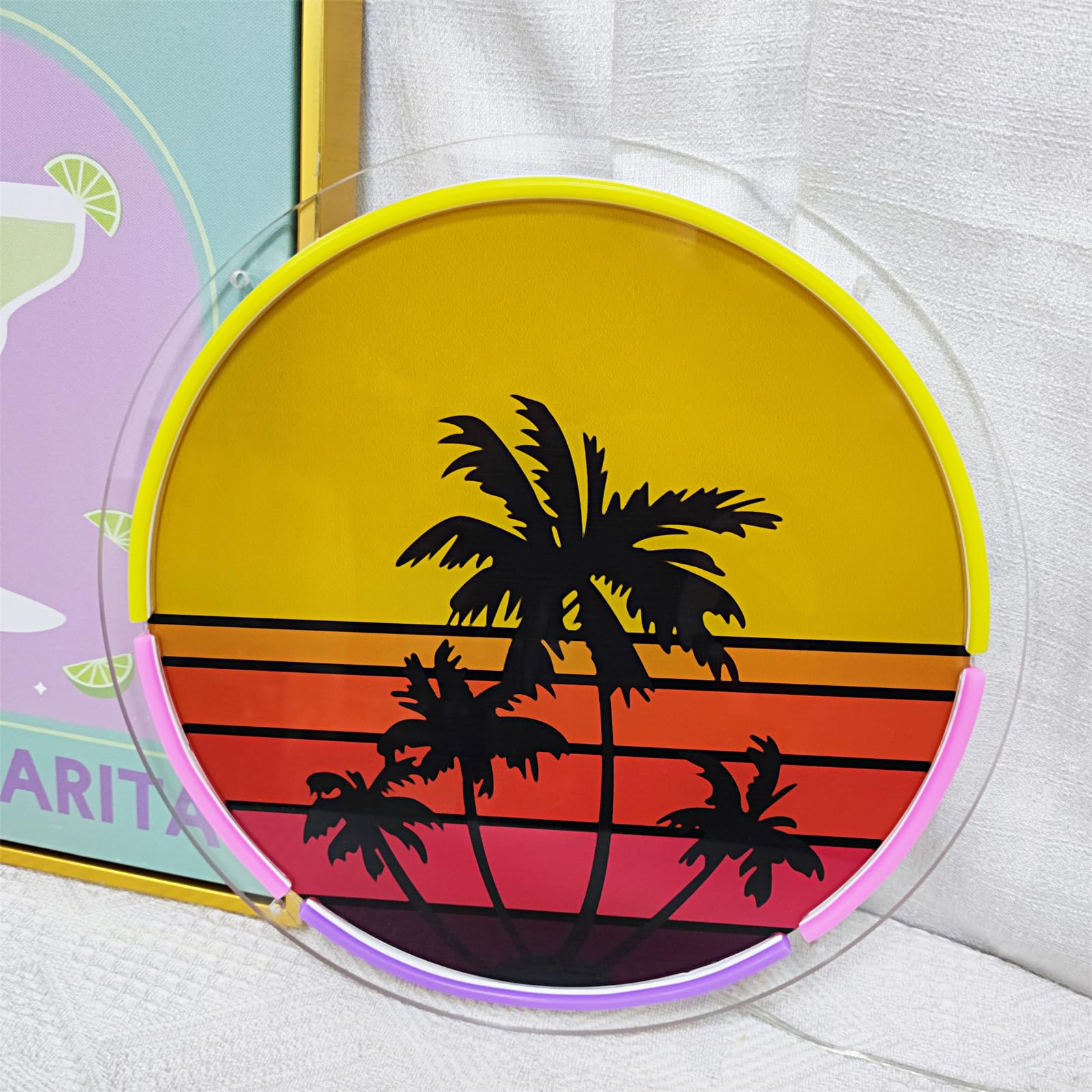 Zonsondergang neonlicht geschi - Wall Decor Lighting Tree recensie en prijs