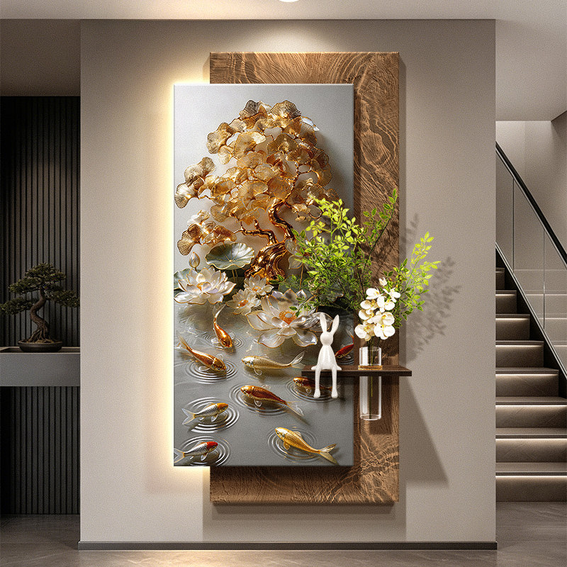 Negen Vissen die Rijkdom Verza - Wall Decor Lighting Tree recensie en prijs