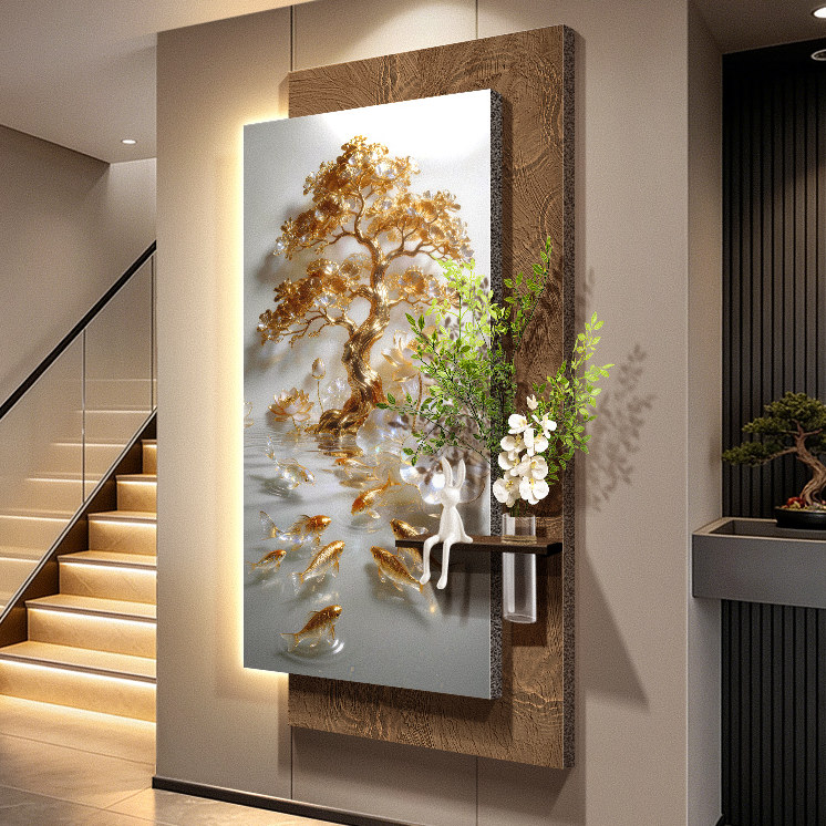 Negen Vissen die Rijkdom Verza - Wall Decor Lighting Tree recensie en prijs