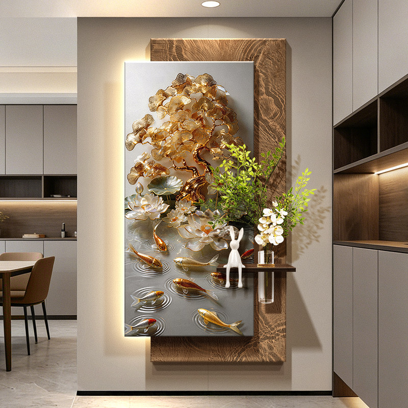 Negen Vissen die Rijkdom Verza - Wall Decor Lighting Tree recensie en prijs