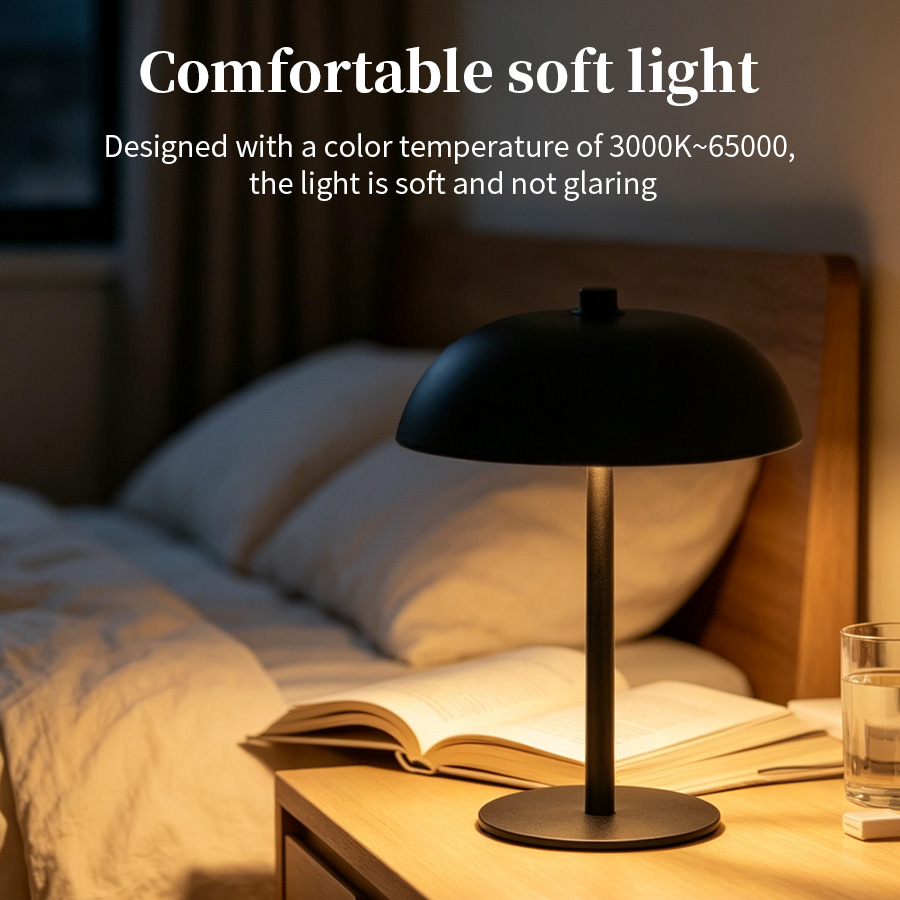Draadloze paddenstoel bureaula - Mushroom Table Lamp recensie en prijs