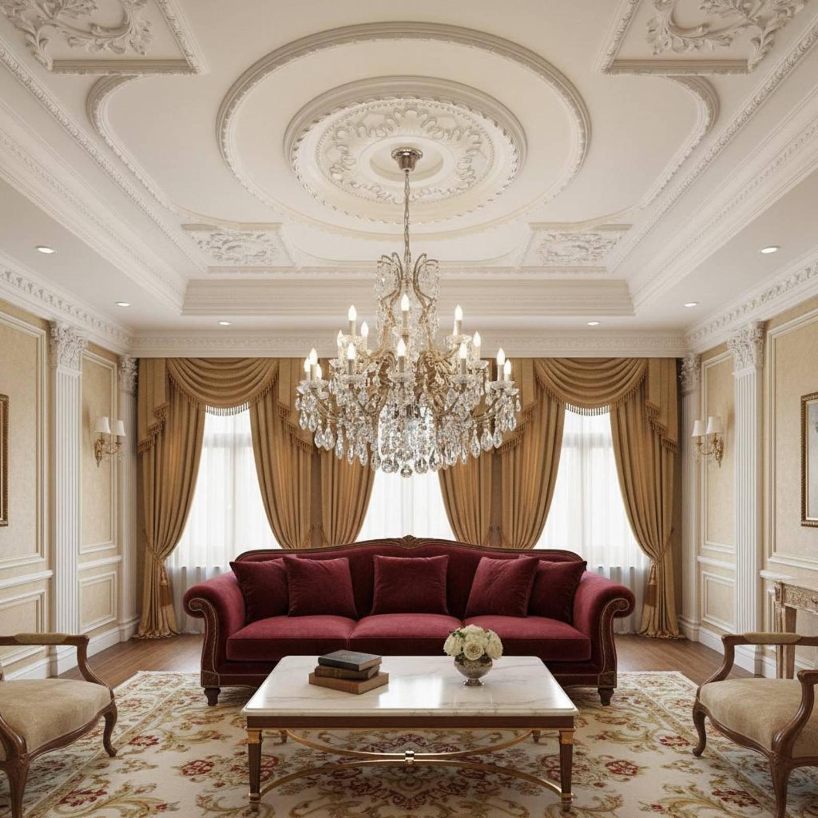 Gouden geëmbosseerde plafondla - Decor Lighting Fixtures recensie en prijs