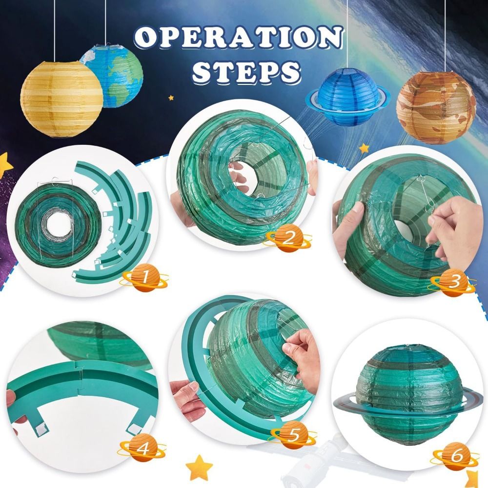 Opvouwbare hangende planeetpap - Lantern Paper Solar recensie en prijs