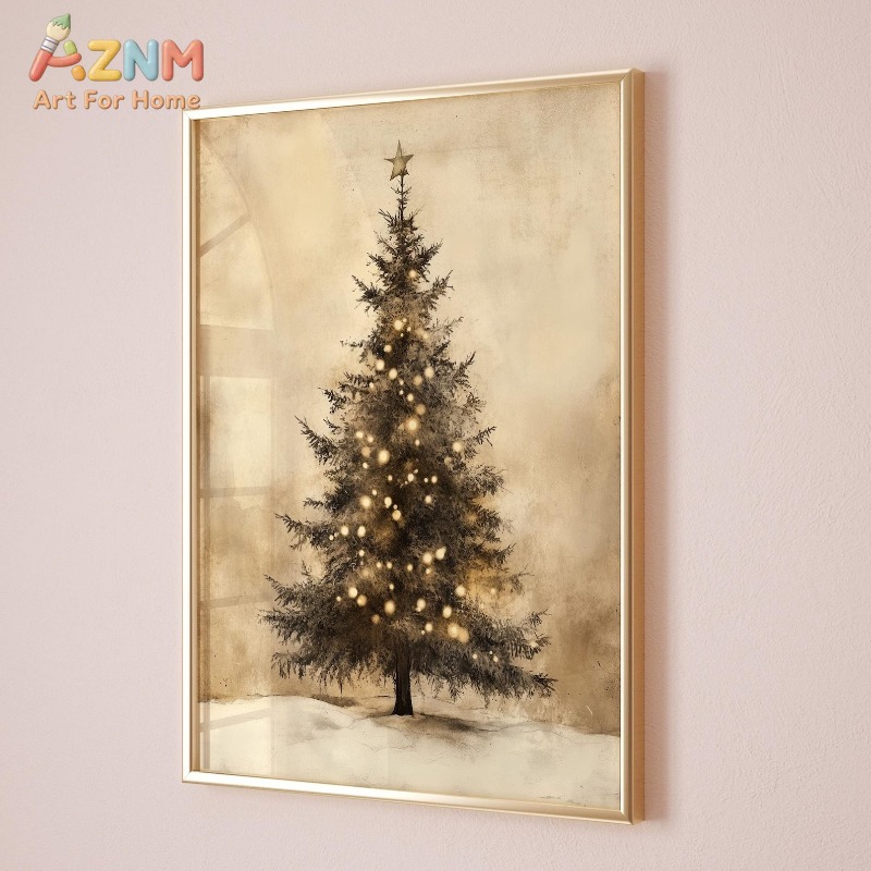 Verouderde Vintage Kerstboom S - Wall Decor Lighting Tree recensie en prijs