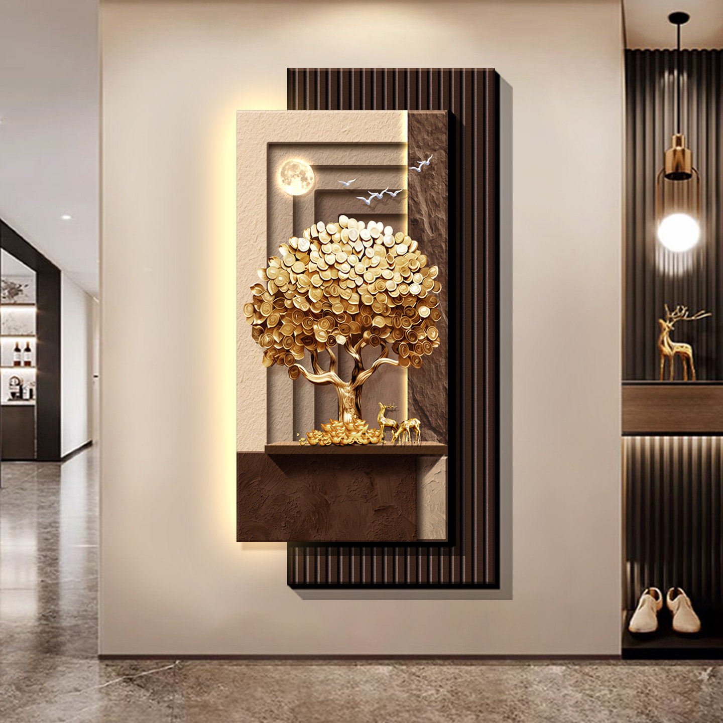 Decoratieve schilderijen bij d - Wall Decor Lighting Tree recensie en prijs