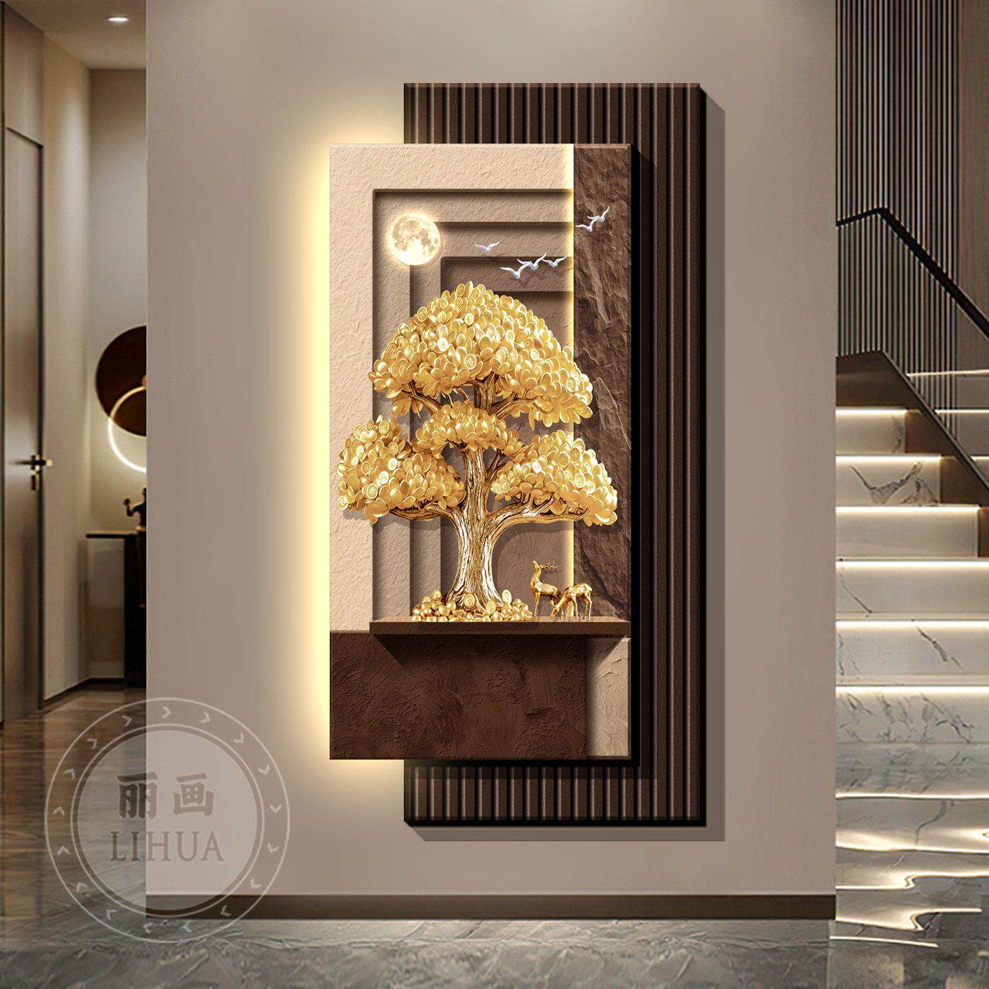 Decoratieve schilderijen bij d - Wall Decor Lighting Tree recensie en prijs