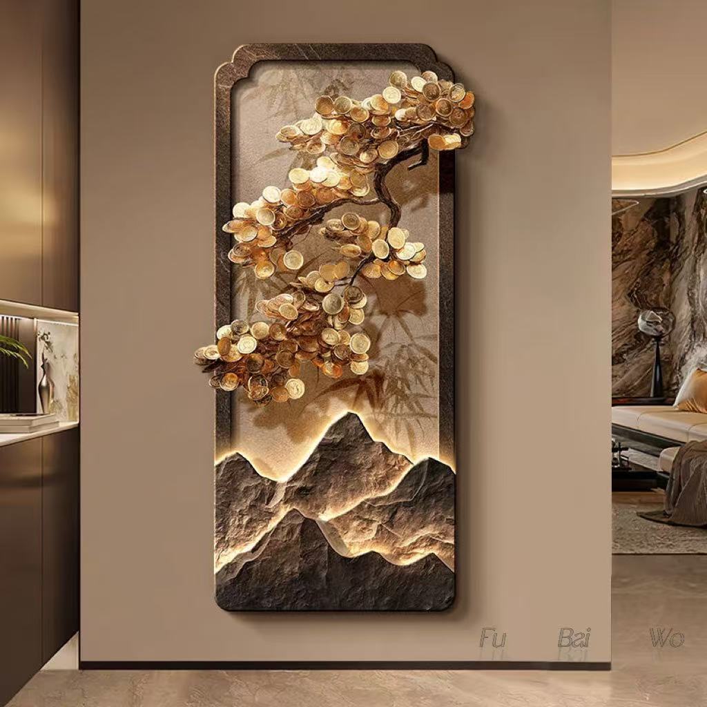 Nieuwe Chinese stijl luxe boom - Wall Decor Lighting Tree recensie en prijs