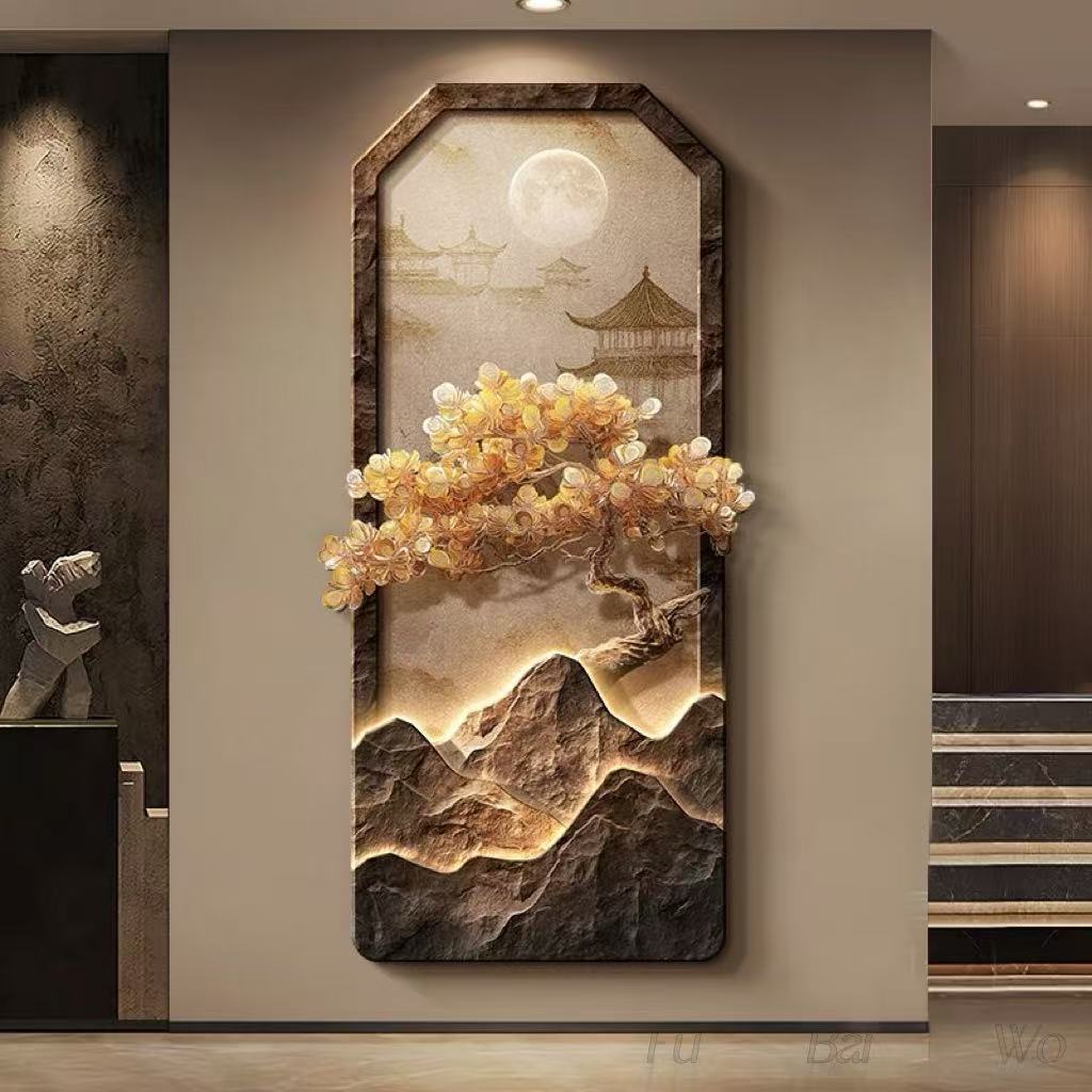 Nieuwe Chinese stijl luxe boom - Wall Decor Lighting Tree recensie en prijs
