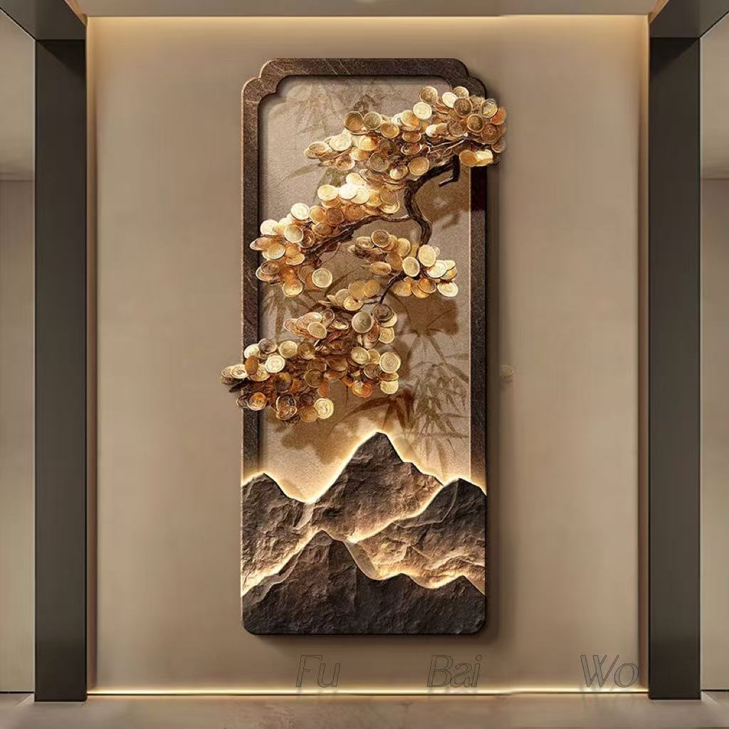 Nieuwe Chinese stijl luxe boom - Wall Decor Lighting Tree recensie en prijs