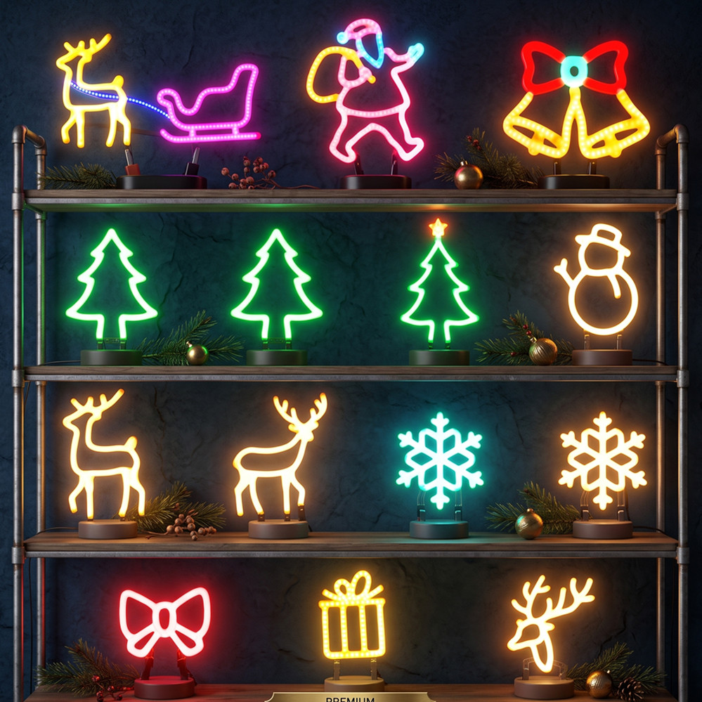 Kerstdecoratie LED Neon Licht  - Wall Decor Lighting Tree recensie en prijs