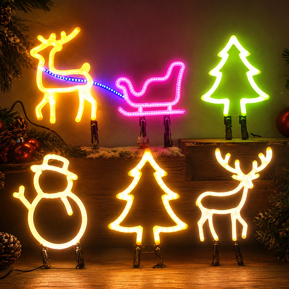 Kerstdecoratie LED Neon Licht  - Wall Decor Lighting Tree recensie en prijs