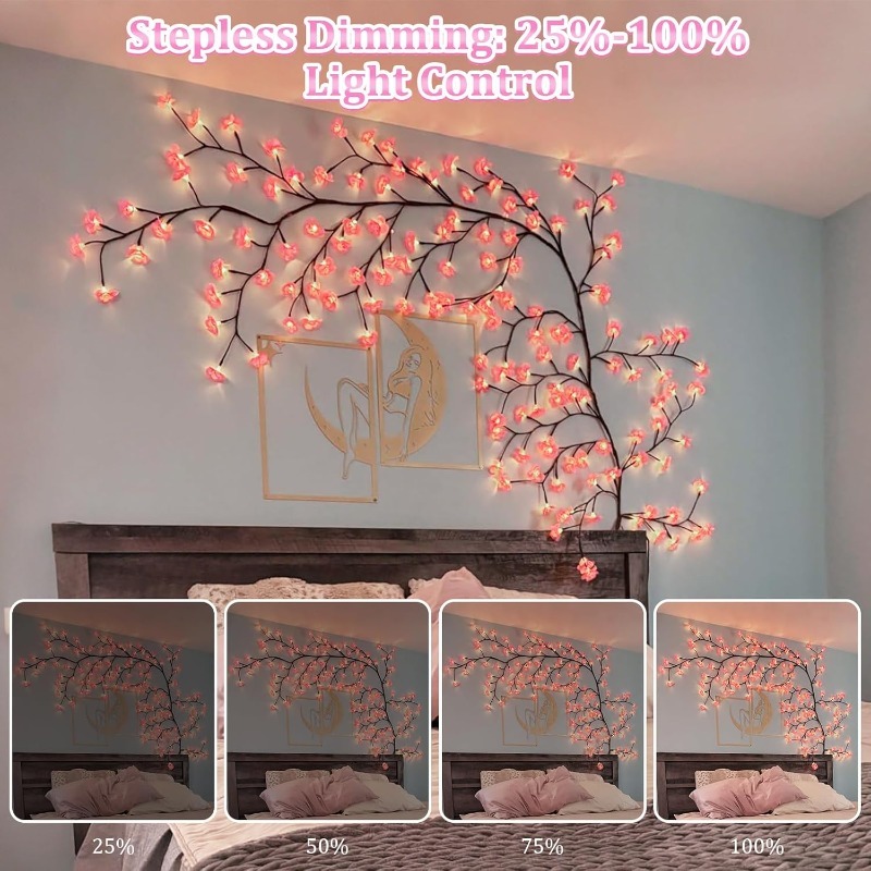 LED kersenbloesem boomtak verl - Wall Decor Lighting Tree recensie en prijs