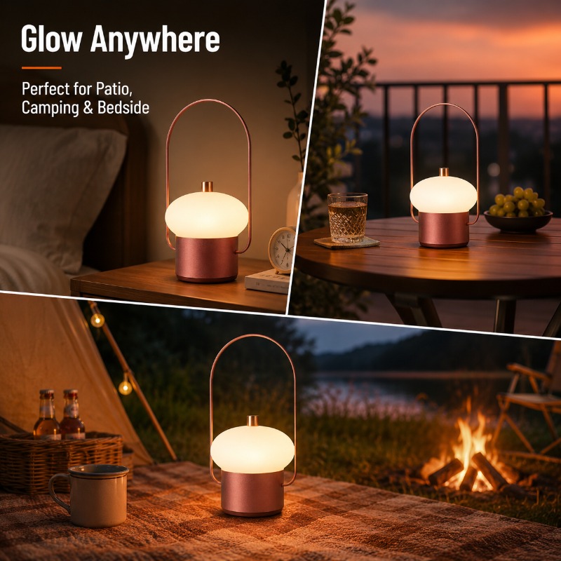 Oplaadbare draagbare paddensto - Mushroom Table Lamp recensie en prijs