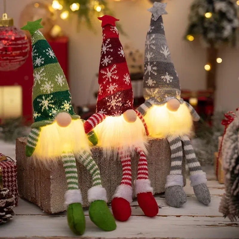 Kerst gezichtsloze pop kaboute - Home Decor Lighting Tree recensie en prijs