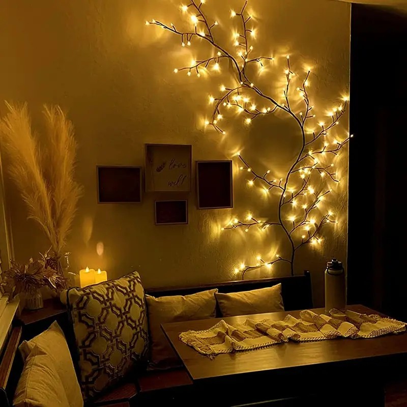 144 LED's Lichtslinger Boomtak - Wall Decor Lighting Tree recensie en prijs