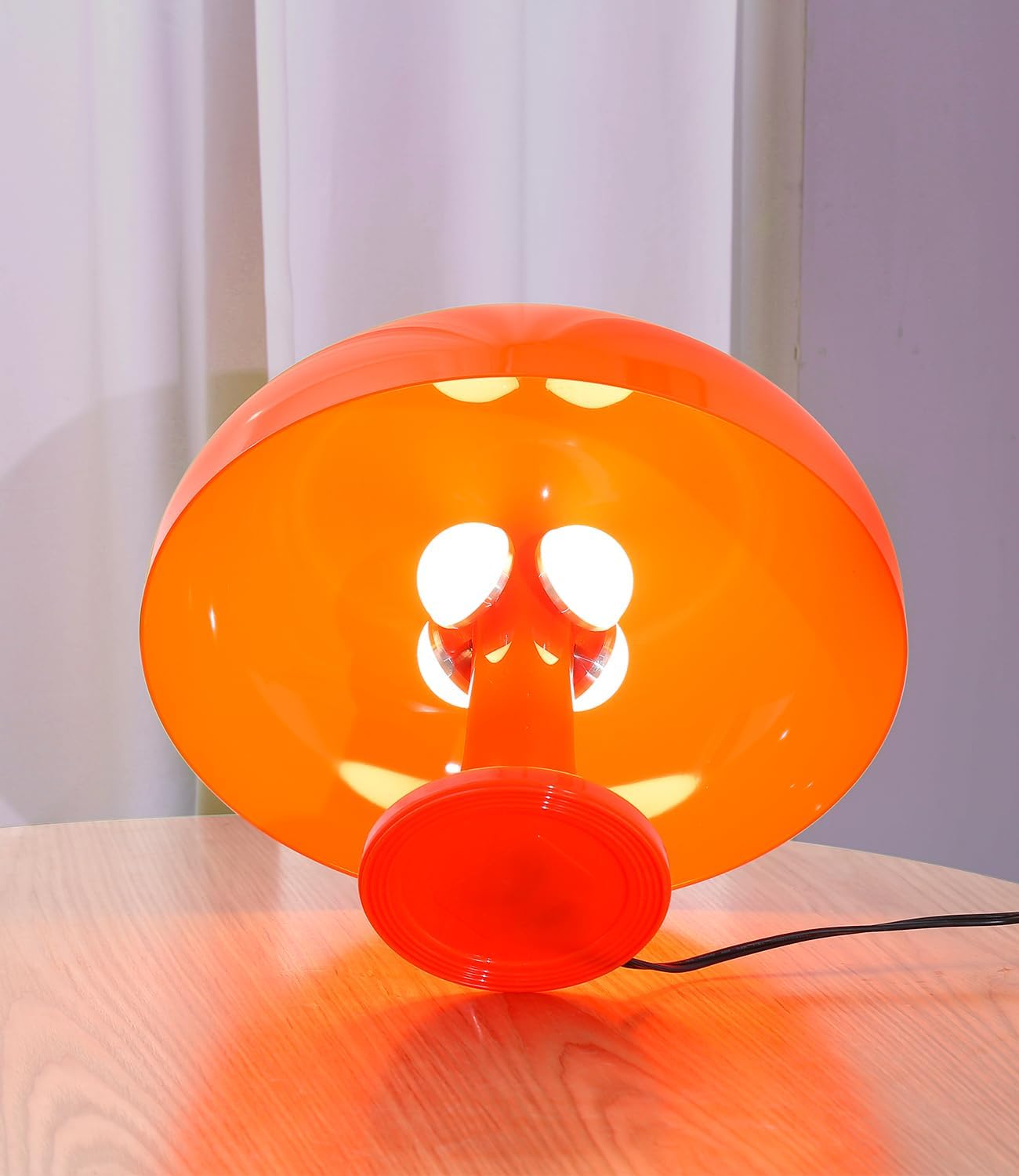 Oranje paddenstoelvormige tafe - Mushroom Table Lamp recensie en prijs