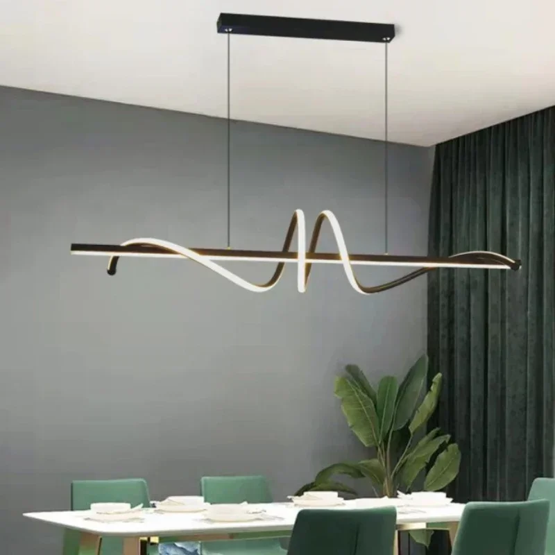 2023 Nieuwe Gebogen Eetkamer B - Decor Lighting Fixtures recensie en prijs