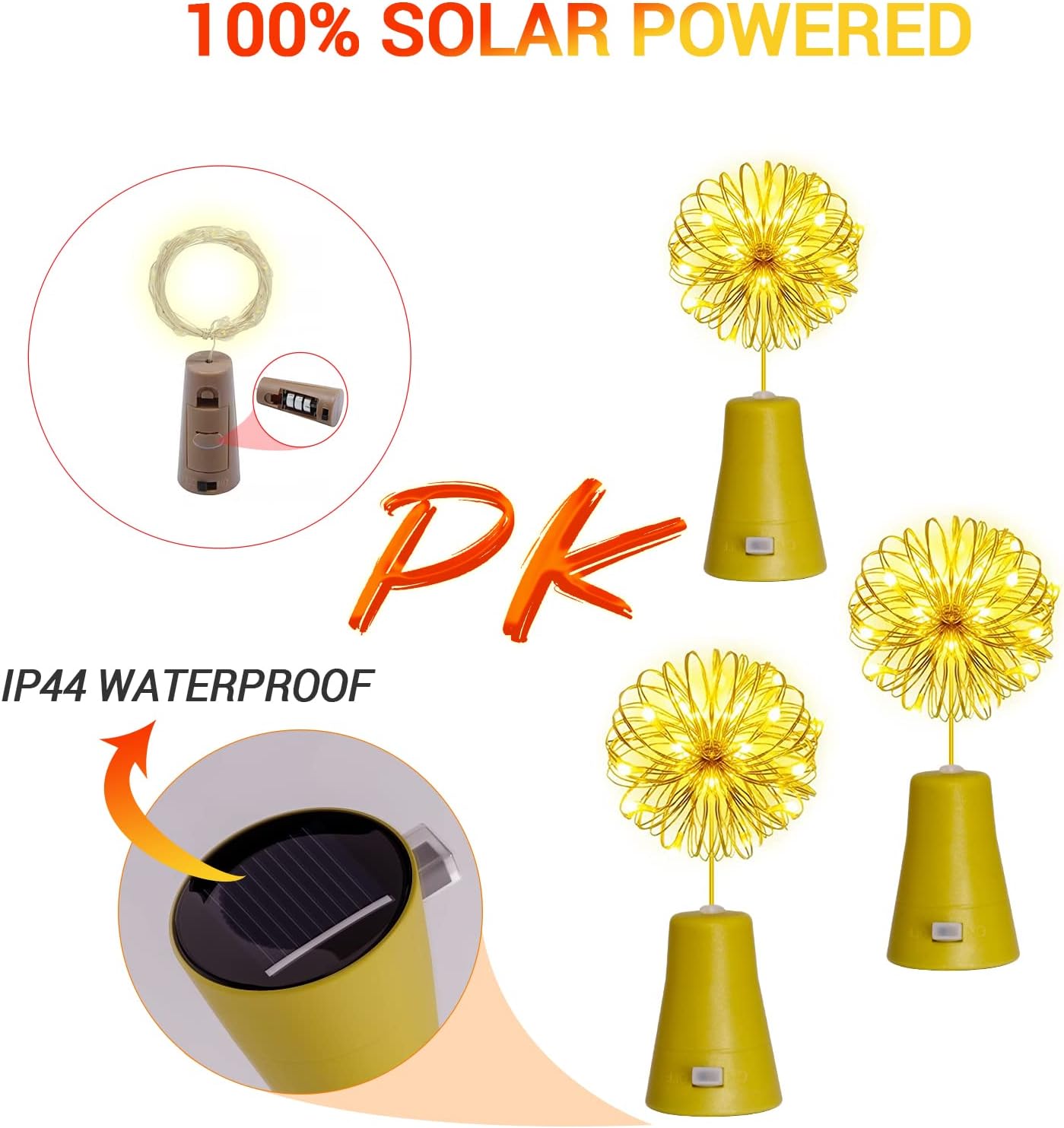 10/20Leds Zonne-Wijn Fles Stri - Lantern Paper Solar recensie en prijs