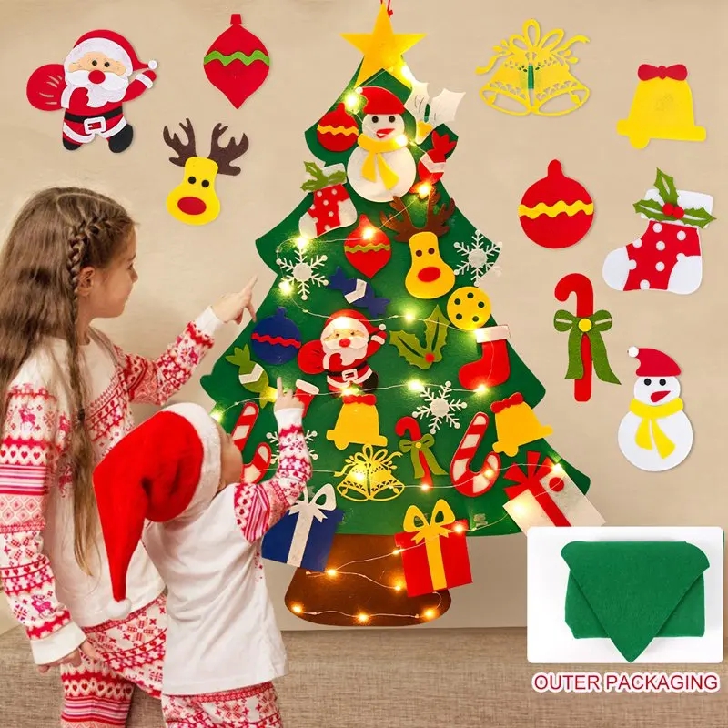 DIY Vilt Kerstboom met Licht K - Home Decor Lighting Tree recensie en prijs