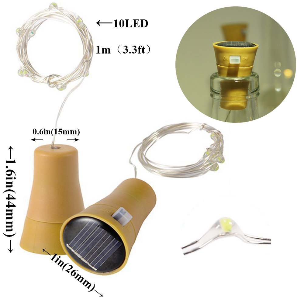 10/20Leds Zonne-Wijn Fles Stri - Lantern Paper Solar recensie en prijs