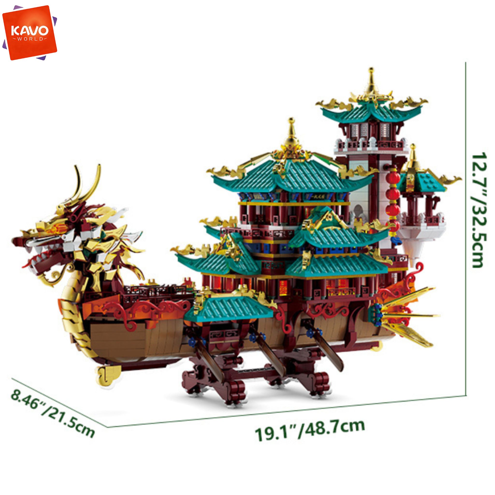 KAVOWORLD 2453-delige Drakenbo - Lantern Paper Solar recensie en prijs