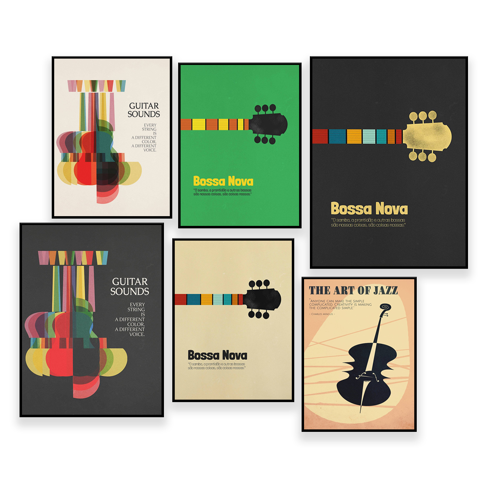 Bossa Nova Poster, Jazz Print, - Nova Decor & Lighting Vase recensie en prijs
