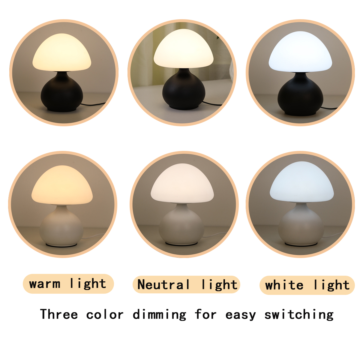 Mini-paddenstoel-nachtlampje m - Mushroom Table Lamp recensie en prijs