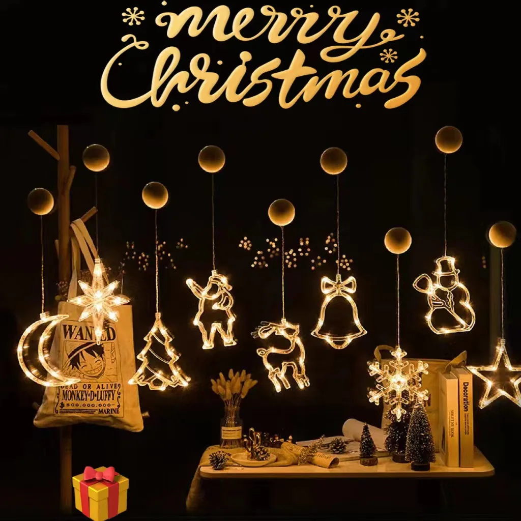 1-20 STKS LED Kerst Zuignap Ve - Wall Decor Lighting Tree recensie en prijs