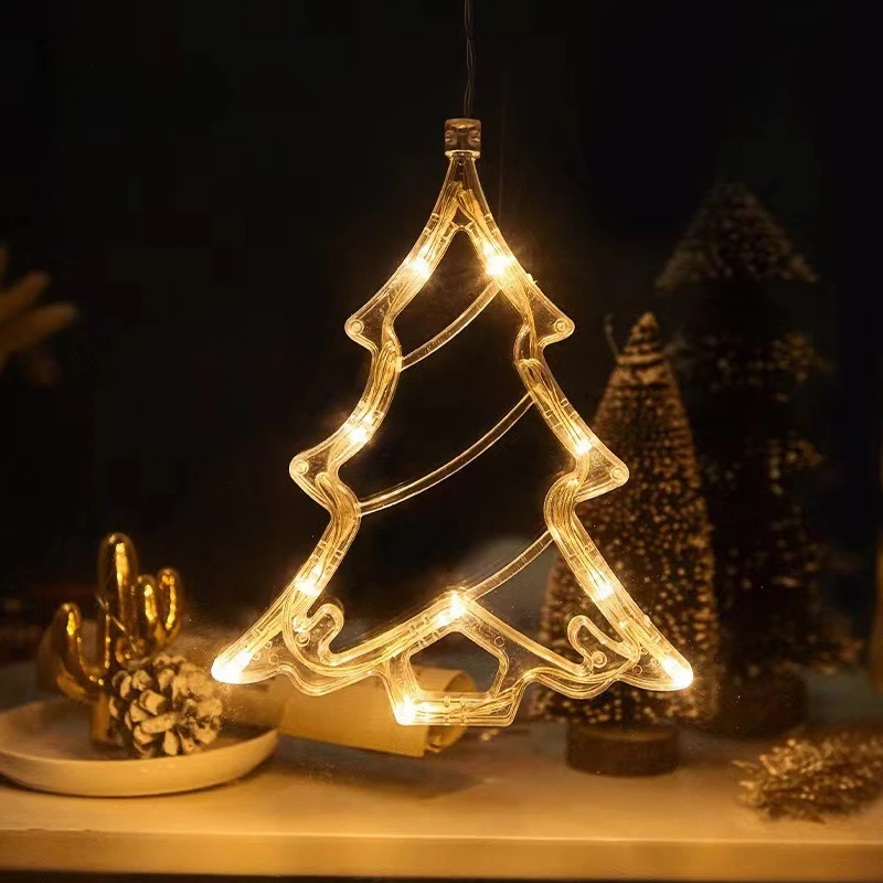 1-20 STKS LED Kerst Zuignap Ve - Wall Decor Lighting Tree recensie en prijs