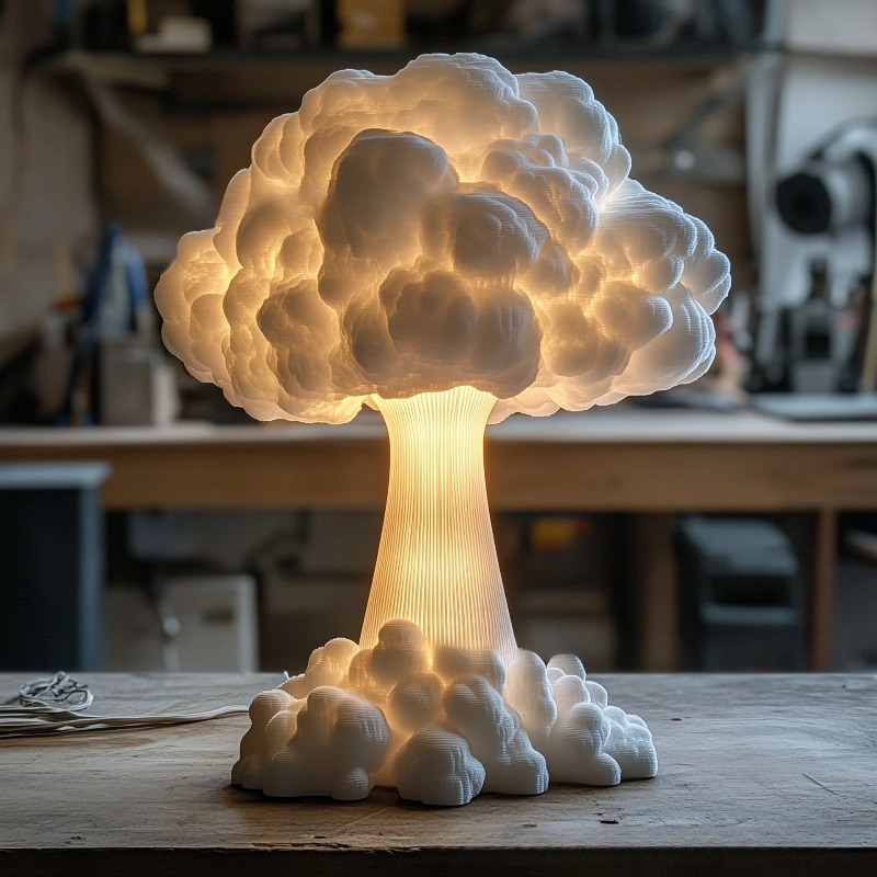 USB-aangedreven atoomvormige p - Mushroom Table Lamp recensie en prijs